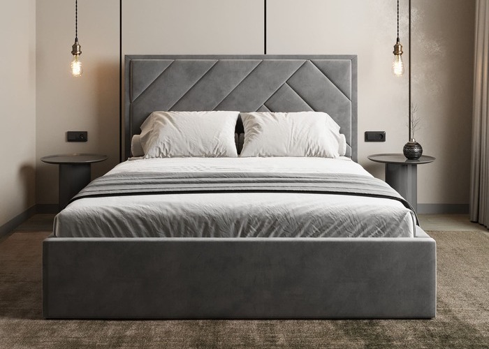 Кровать мягкая Novaro - фото 2 Кровать мягкая Novaro - фото 2