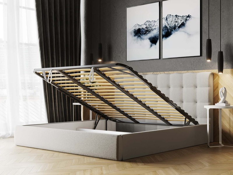 Кровать мягкая Плейд - фото 2 Кровать мягкая Плейд - фото 2