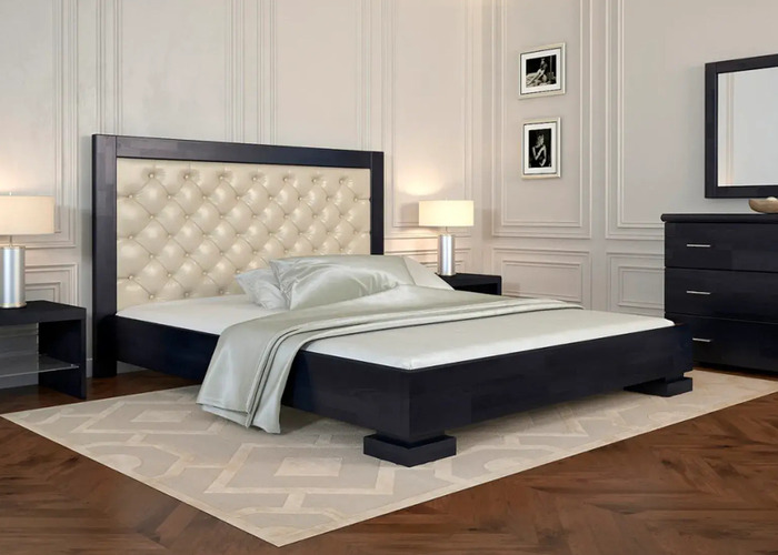 Кровать деревянная Подиум Ромб - фото 3