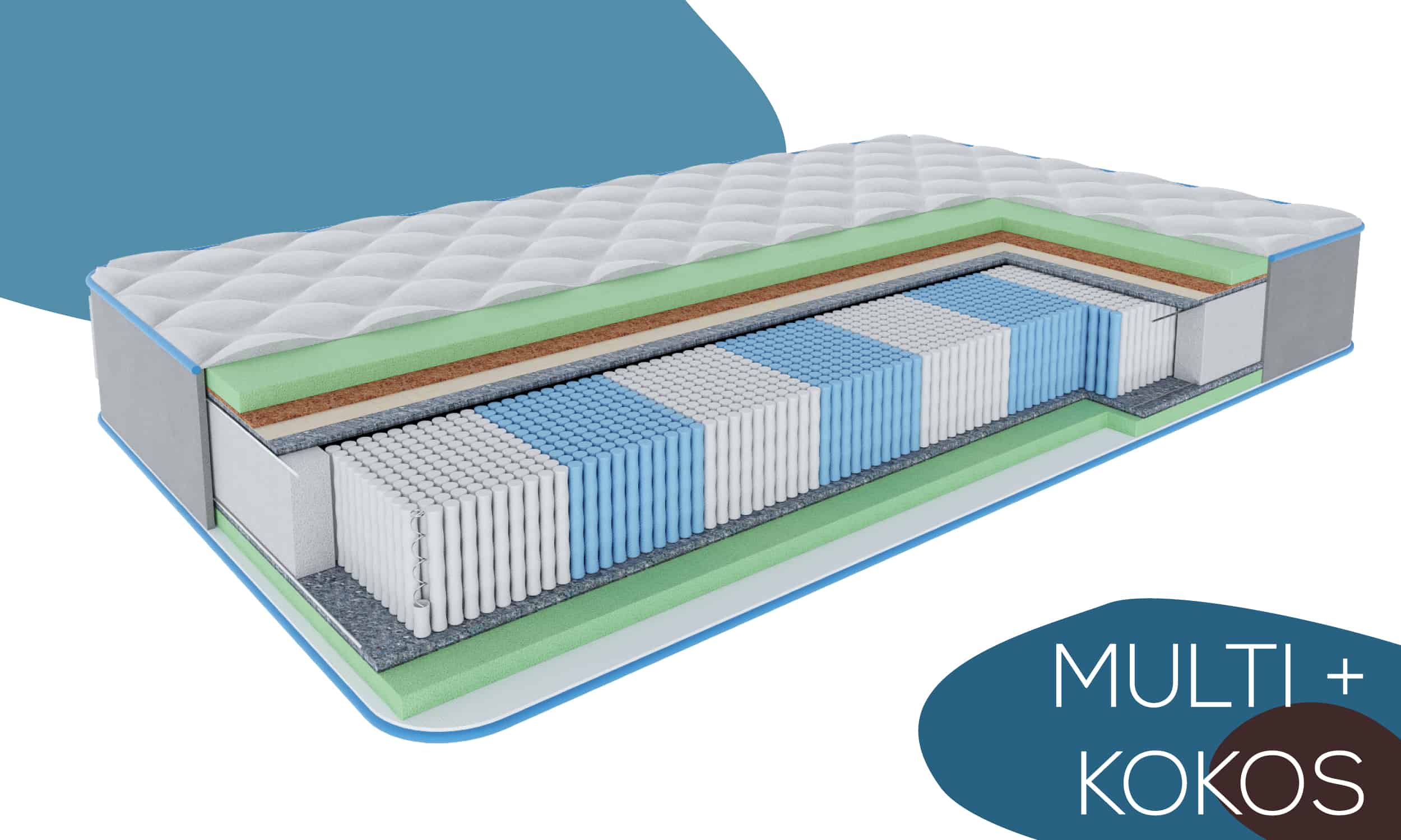 Матрац MultiBlock+Kokos - фото 1 Матрац MultiBlock+Kokos - фото 1
