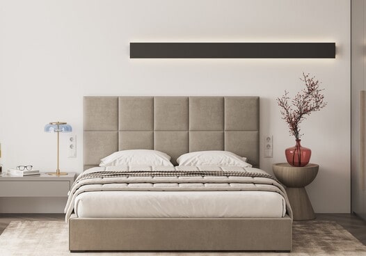 Кровать мягкая Ларс - фото 1 Кровать мягкая Ларс - фото 1