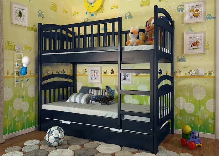 Кровать деревянная двухъярусная Смайл - фото 3