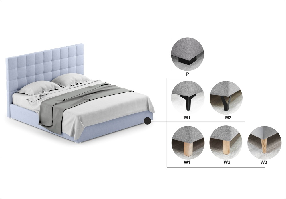 Ліжко м'яке Скай - фото 6