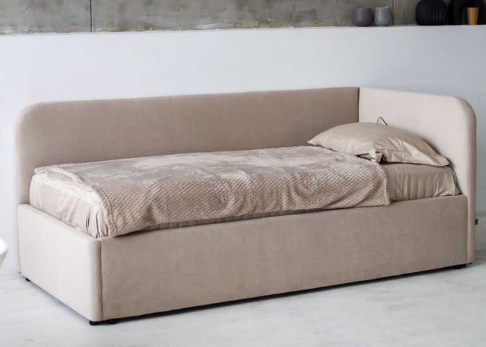 Ліжко м'яке кутове Мокко - фото 8