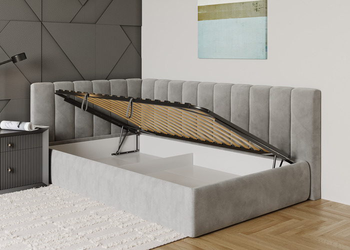 Ліжко м'яке кутове Ольвія - фото 4