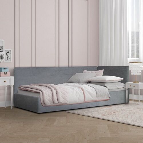 Ліжко м'яке кутове Лілу - фото 1