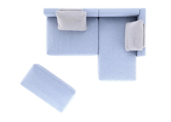 Диван кутовий Module з пуфом - фото 5