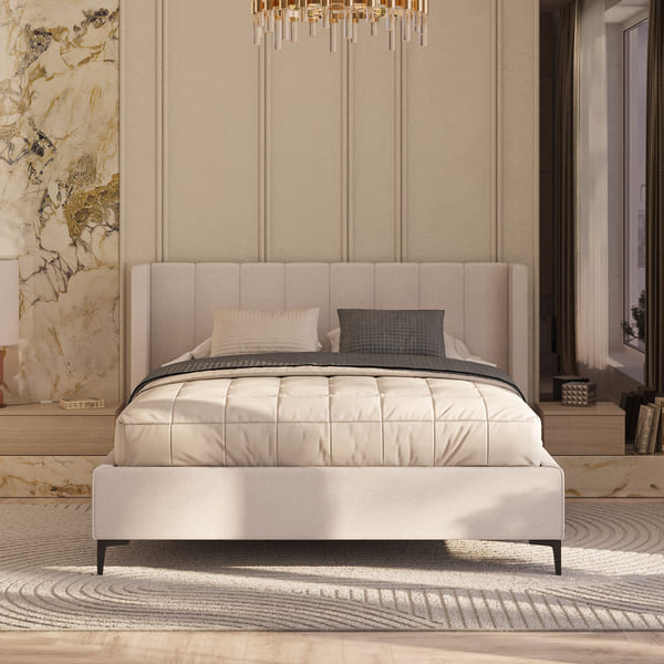 Ліжко м'яке Лайла - фото 1