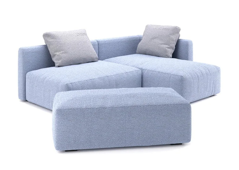 Диван кутовий Module з пуфом - фото 2