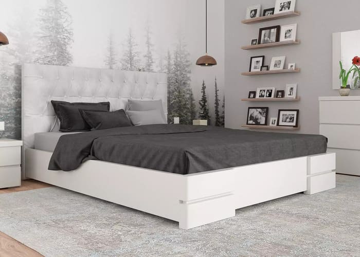 Кровать деревянная Камелия Ромб - фото 7