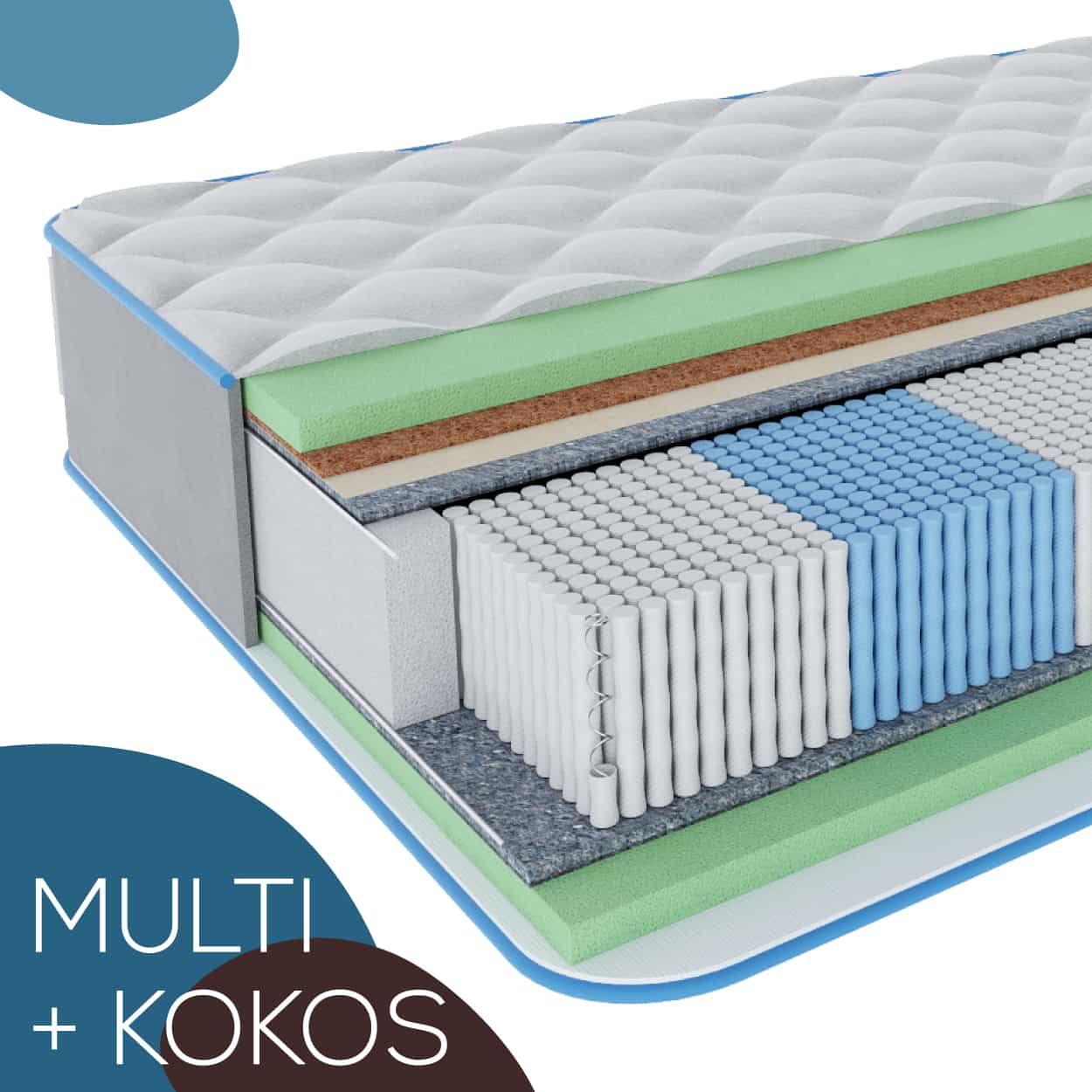 Матрац MultiBlock+Kokos - фото 1