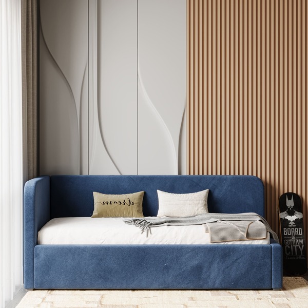 Ліжко м'яке Латте - фото 1