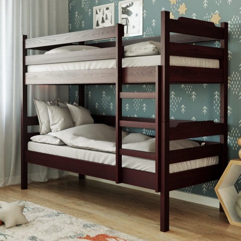 Ліжко двоярусне дерев'яне Мілена-2 - фото 1
