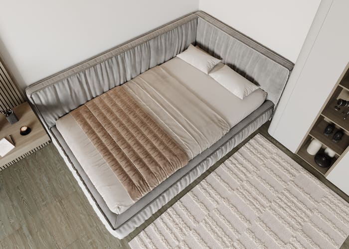 Кровать мягкая угловая Ресофт Kid - фото 7