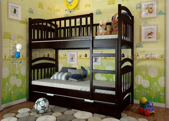 Кровать деревянная двухъярусная Смайл - фото 5