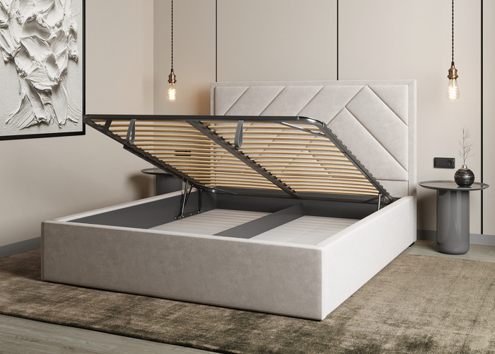 Кровать мягкая Novaro - фото 6 Кровать мягкая Novaro - фото 6