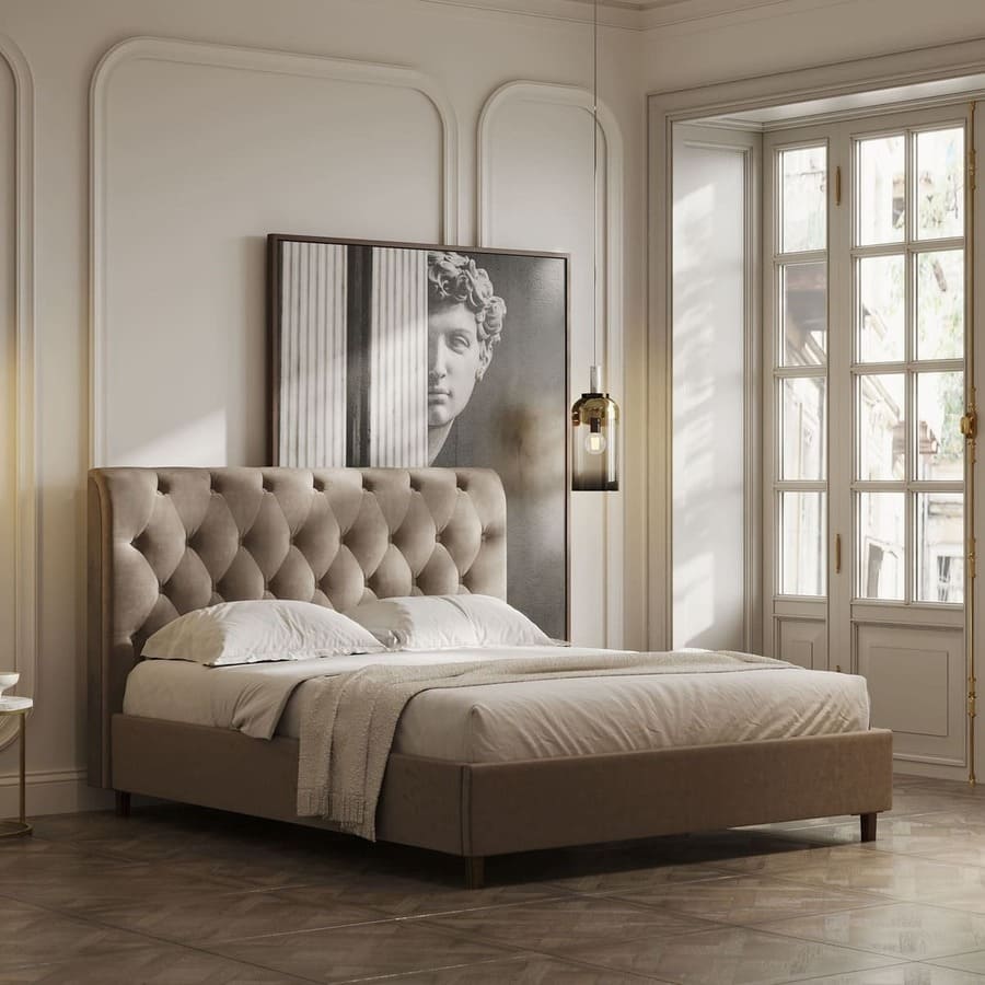 Ліжко м'яке Вірджинія - фото 1