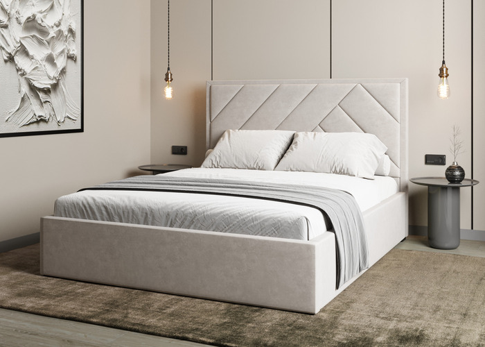 Кровать мягкая Novaro - фото 5 Кровать мягкая Novaro - фото 5