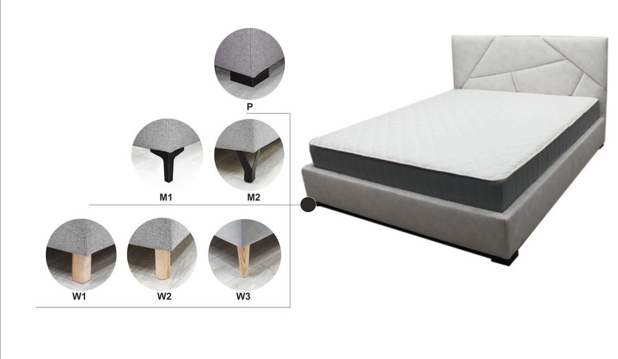 Ліжко м'яке Ізі - фото 8