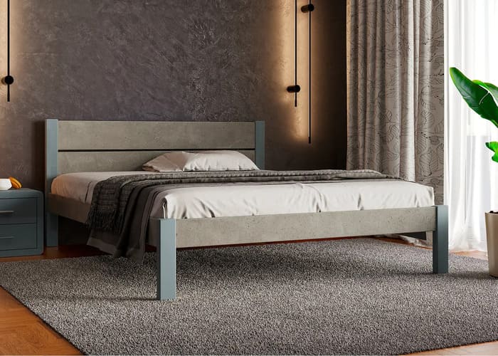 Кровать деревянная Лофт 2 - фото 4