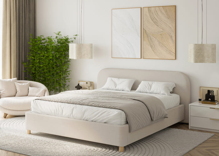 Ліжко м'яке Мілу - фото 4