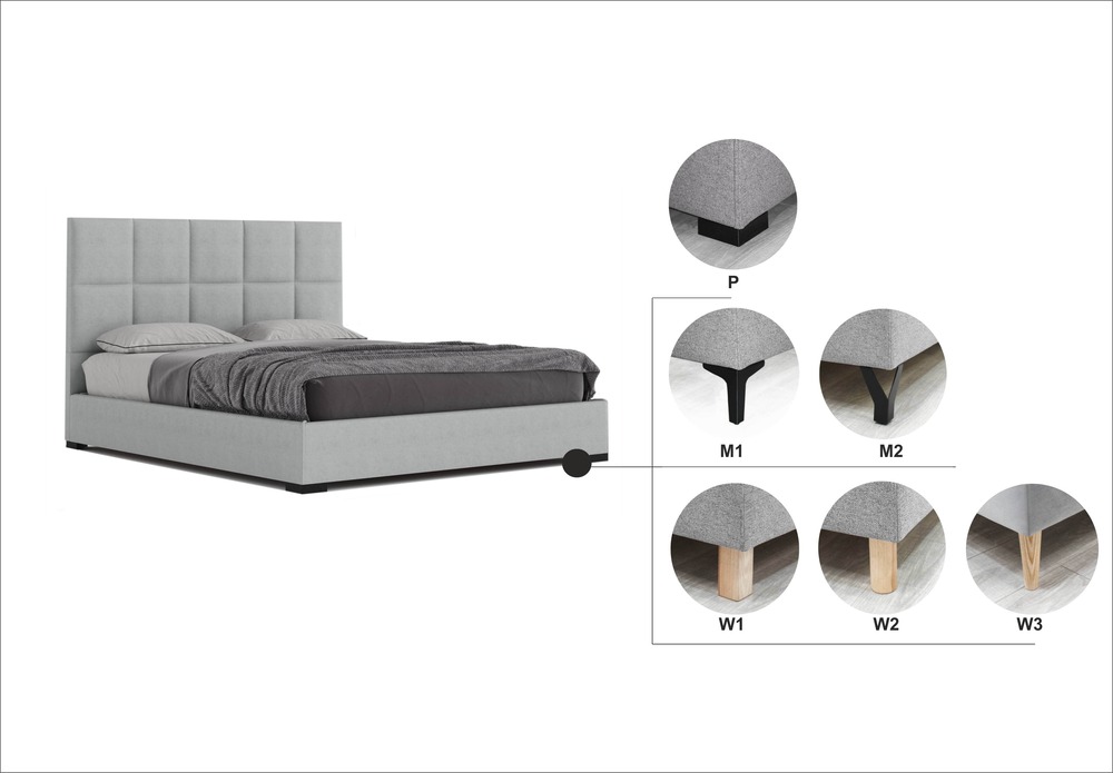 Кровать мягкая Ларс - фото 7 Кровать мягкая Ларс - фото 7