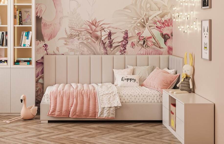 Ліжко м'яке кутове Мія - фото 3