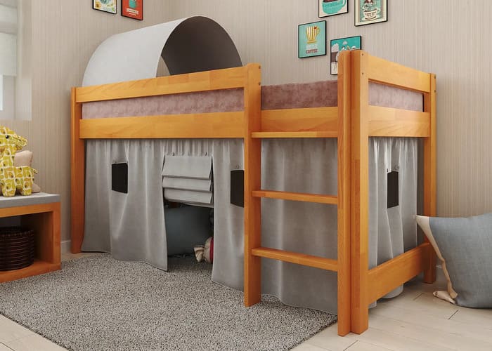 Кровать двухъярусная деревянная Адель - фото 5