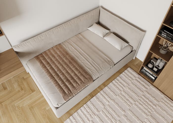 Кровать мягкая угловая Тами - фото 5