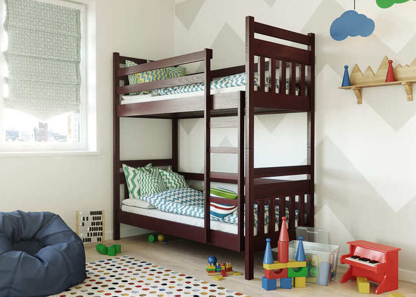 Ліжко двоярусне дерев'яне Умка - фото 3