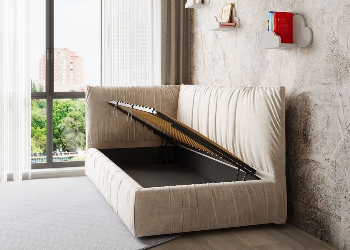 Кровать мягкая угловая Нести Kid - фото 7