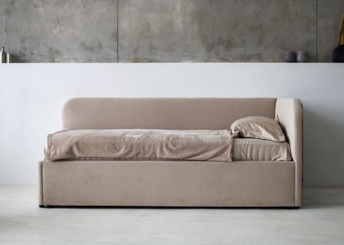 Ліжко м'яке кутове Мокко - фото 7