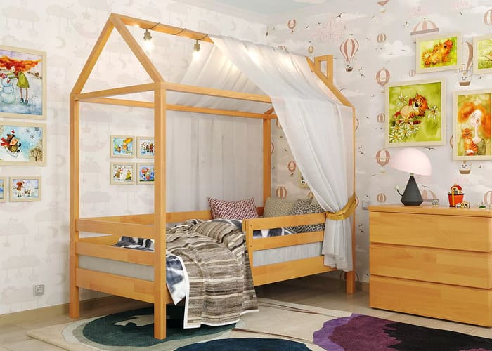 Кровать деревянная Домик Джерри - фото 4