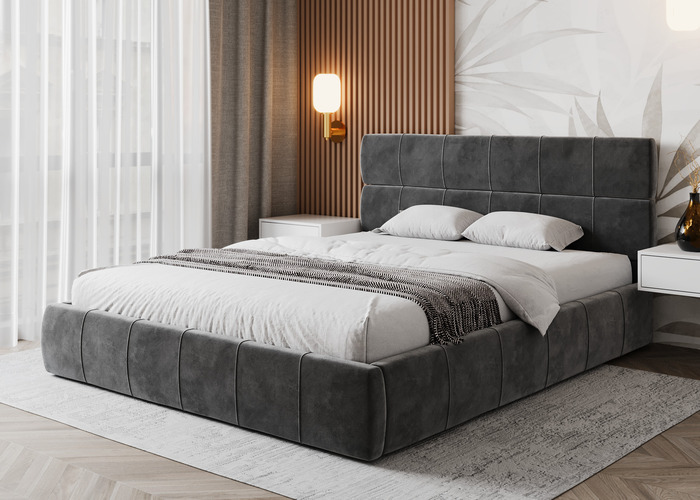 Ліжко м'яке Венс - фото 4