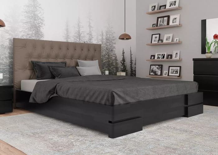 Кровать деревянная Камелия Ромб - фото 4