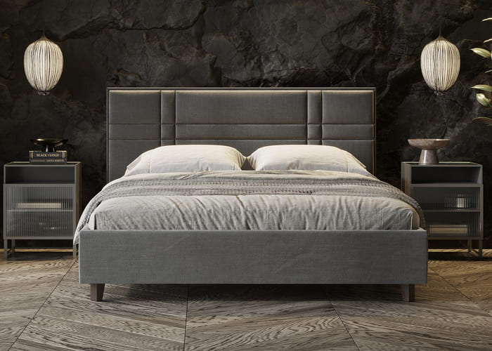 Кровать мягкая Оксфорд - фото 2