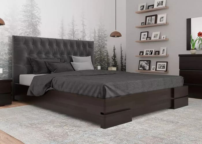 Кровать деревянная Камелия Ромб - фото 5