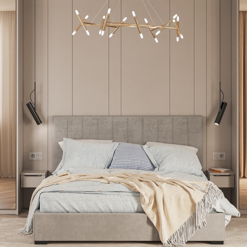 Ліжко м'яке Амелія 1 - фото 1