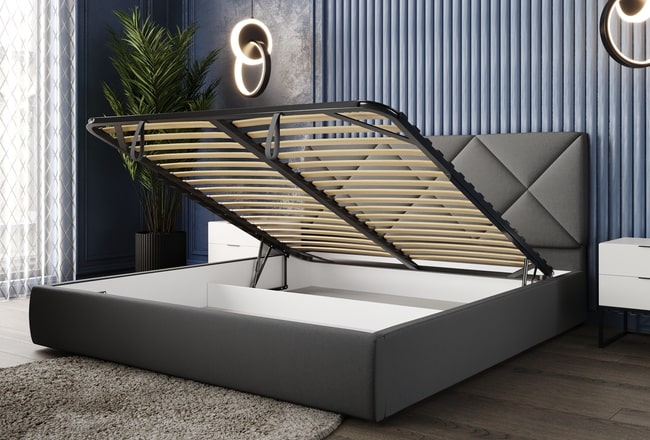 Кровать мягкая Ромб - фото 4