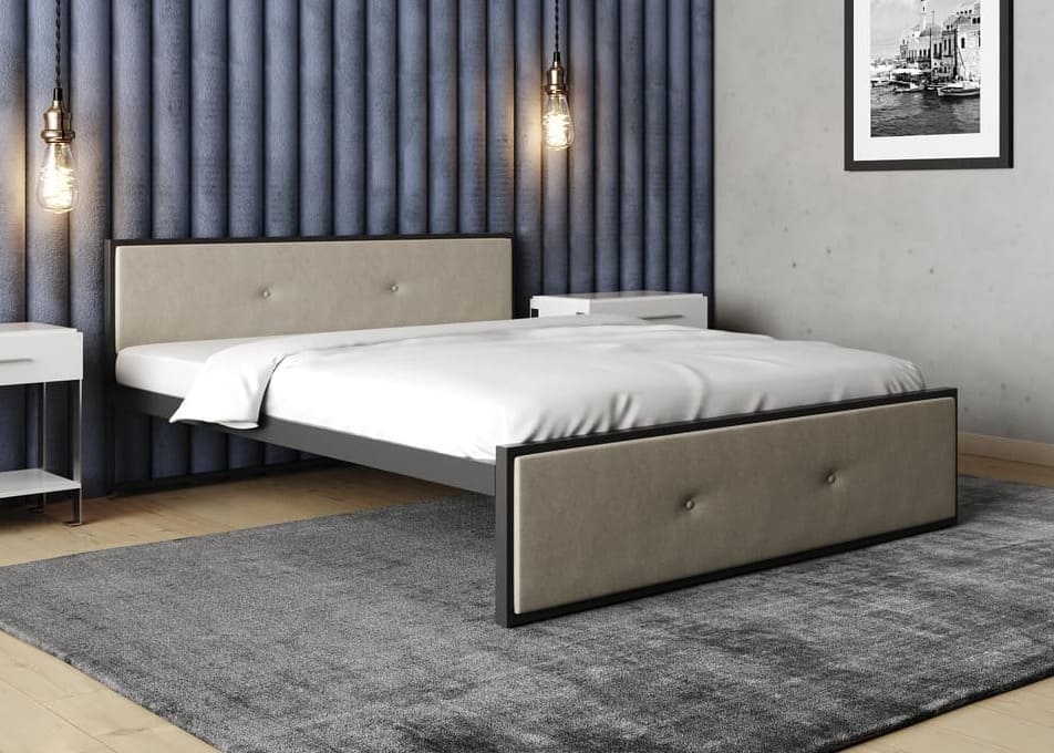 Кровать металлическая Релакс - фото 3