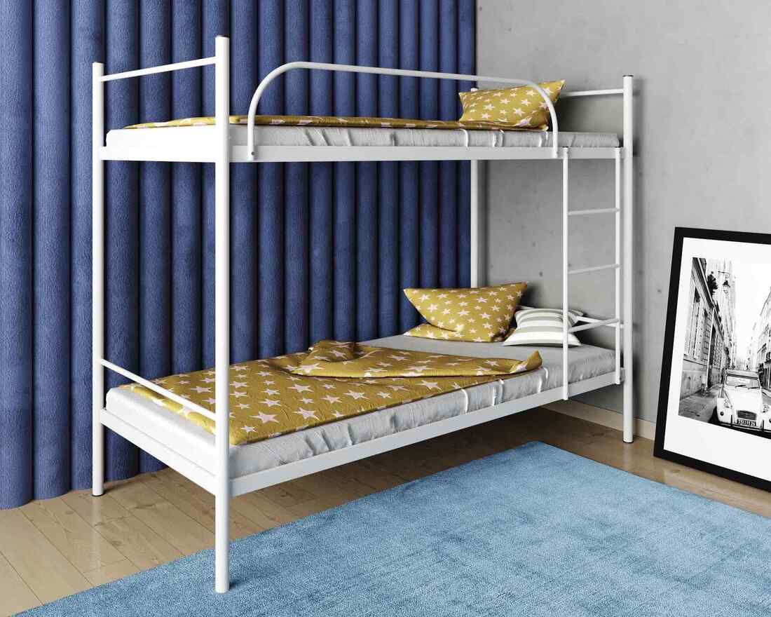 Ліжко металеве двоярусне Оптіма - фото 2