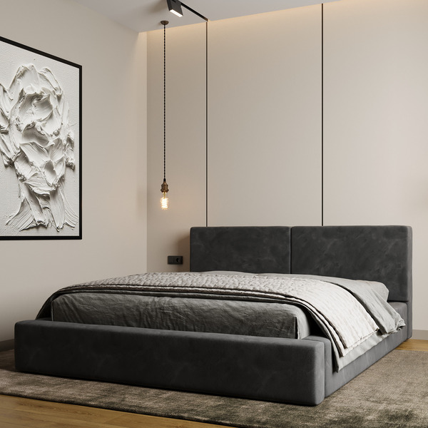 Кровать мягкая Куб - фото 1