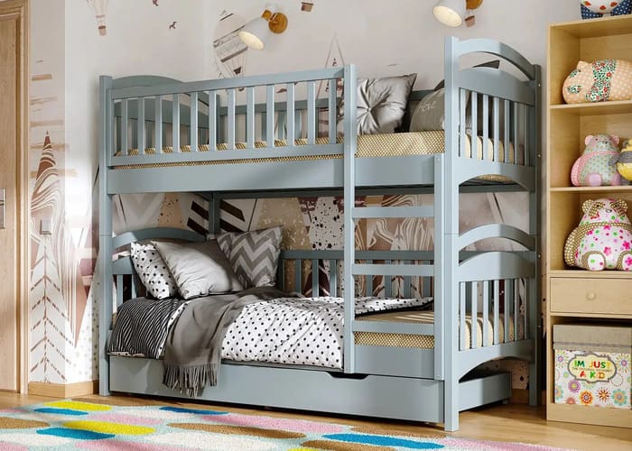 Кровать деревянная двухъярусная Смайл - фото 4