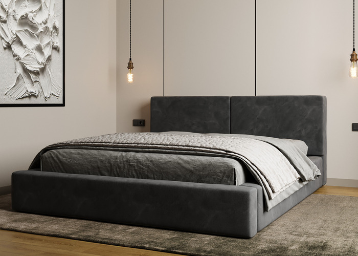 Кровать мягкая Куб - фото 3