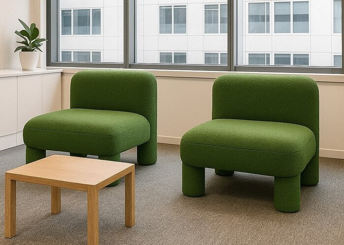 Кресло мягкое Rectangle - фото 2