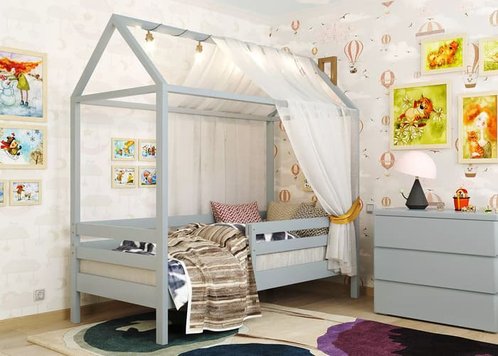 Кровать деревянная Домик Джерри - фото 2