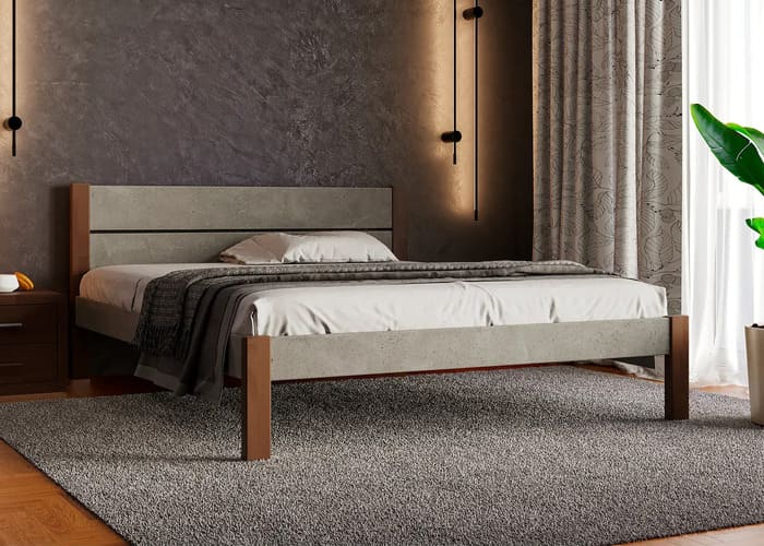 Кровать деревянная Лофт 2 - фото 3