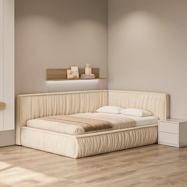 Кровать мягкая угловая Ресофт Kid - фото 1