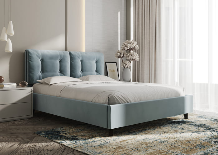 Ліжко м'яке Дублін - фото 2