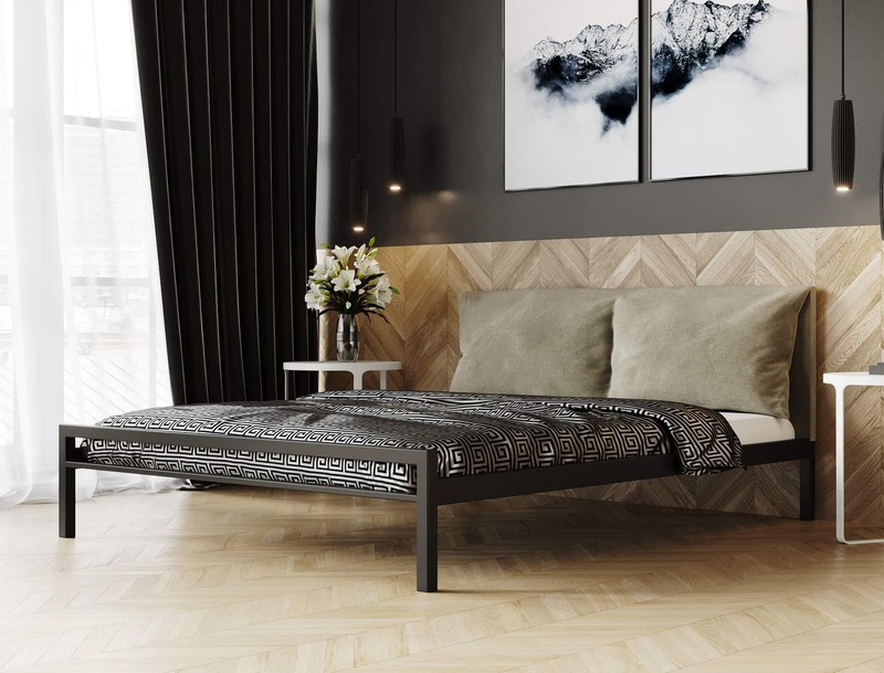 Ліжко металеве Софт-2 з подушкою - фото 4